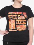 System Of A Down Toxicity Collage Girls T-Shirt Plus Size, BLACK, hi-res