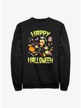 Marvel Captain Marvel Happy Halloween Sweatshirt, BLACK, hi-res