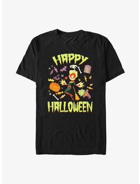 Plus Size Marvel Captain Marvel Happy Halloween T-Shirt, , hi-res