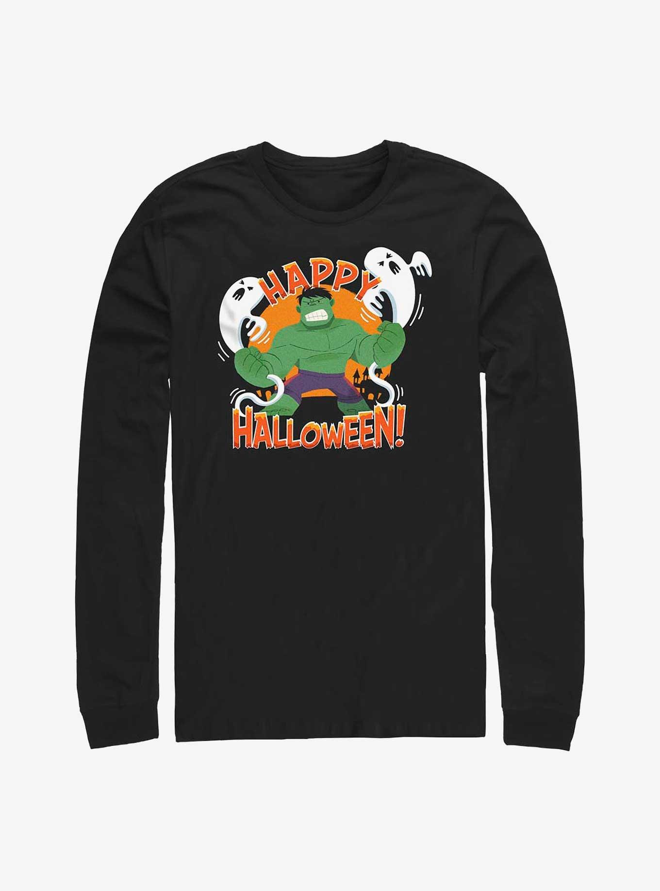 Marvel The Hulk Happy Halloween Long-Sleeve T-Shirt