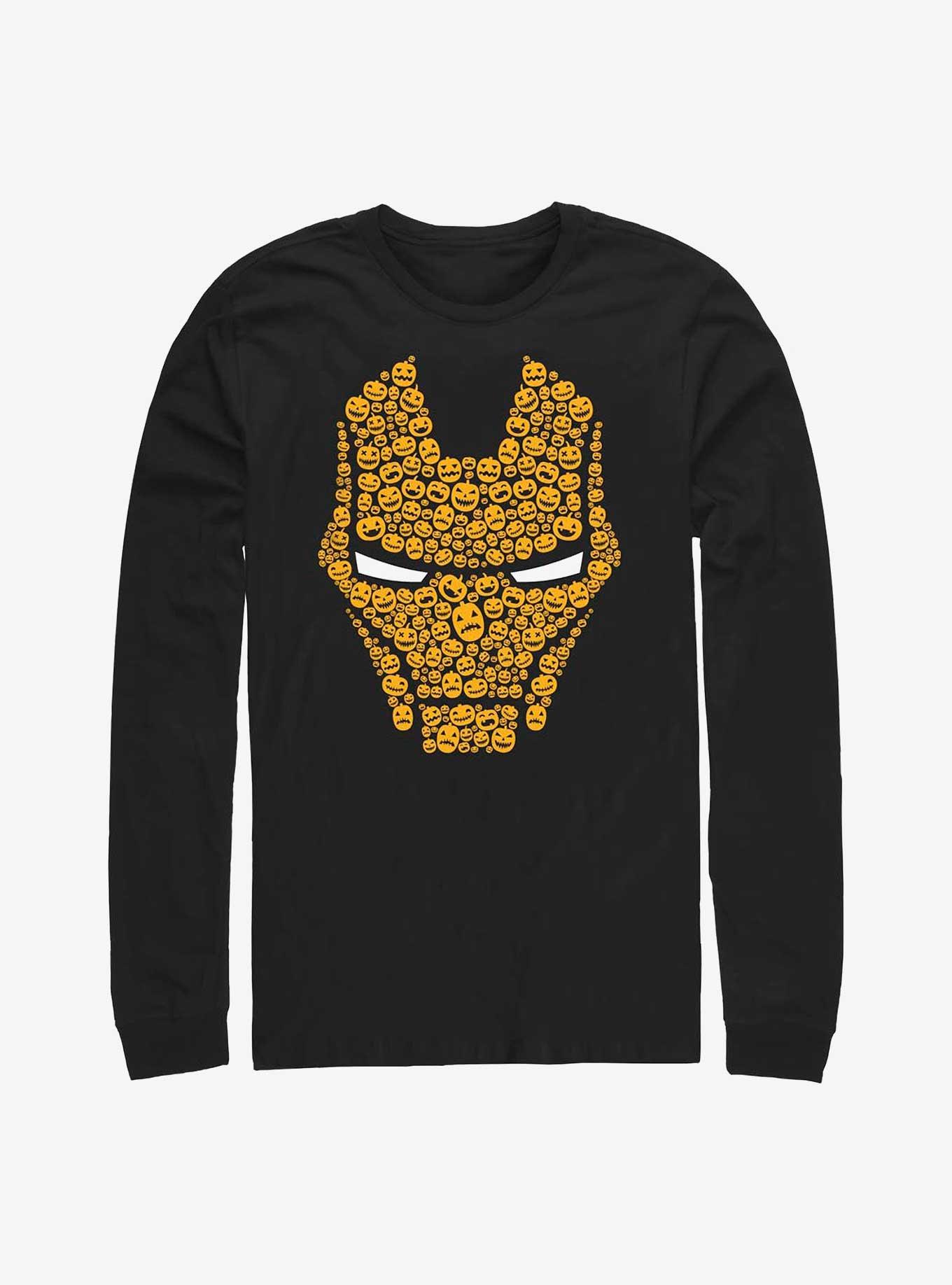 Marvel Iron Man Pumpkin Face Long-Sleeve T-Shirt, , hi-res