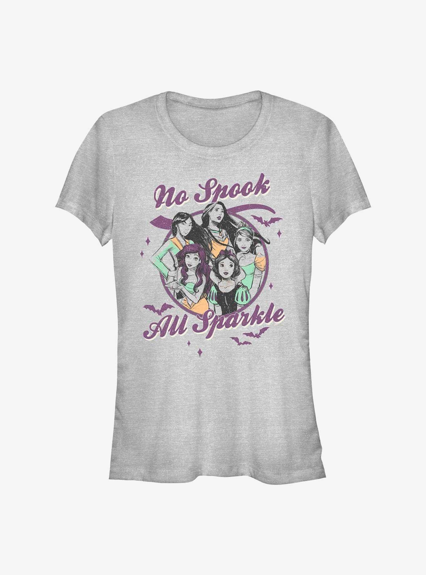 Disney Princesses No Spook All Sparkle Girls T-Shirt, ATH HTR, hi-res