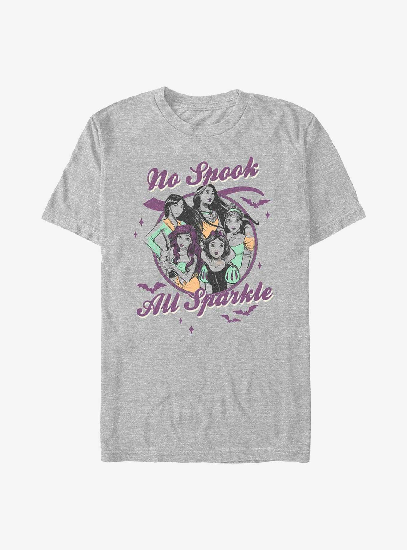 Disney Princesses No Spook All Sparkle T-Shirt, ATH HTR, hi-res