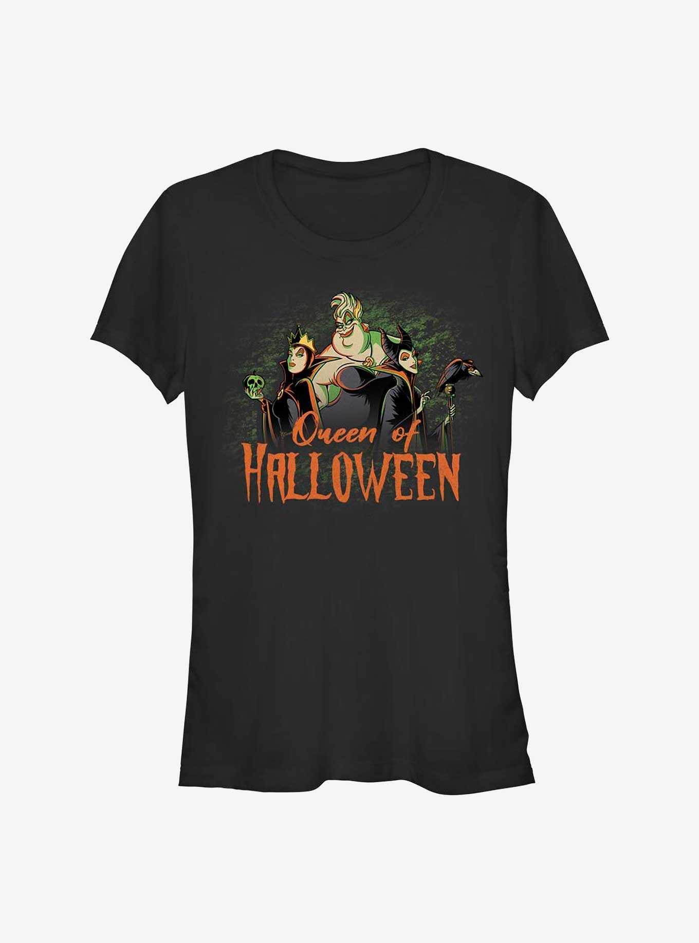Disney Villains Queen Of Halloween Girls T-Shirt, , hi-res