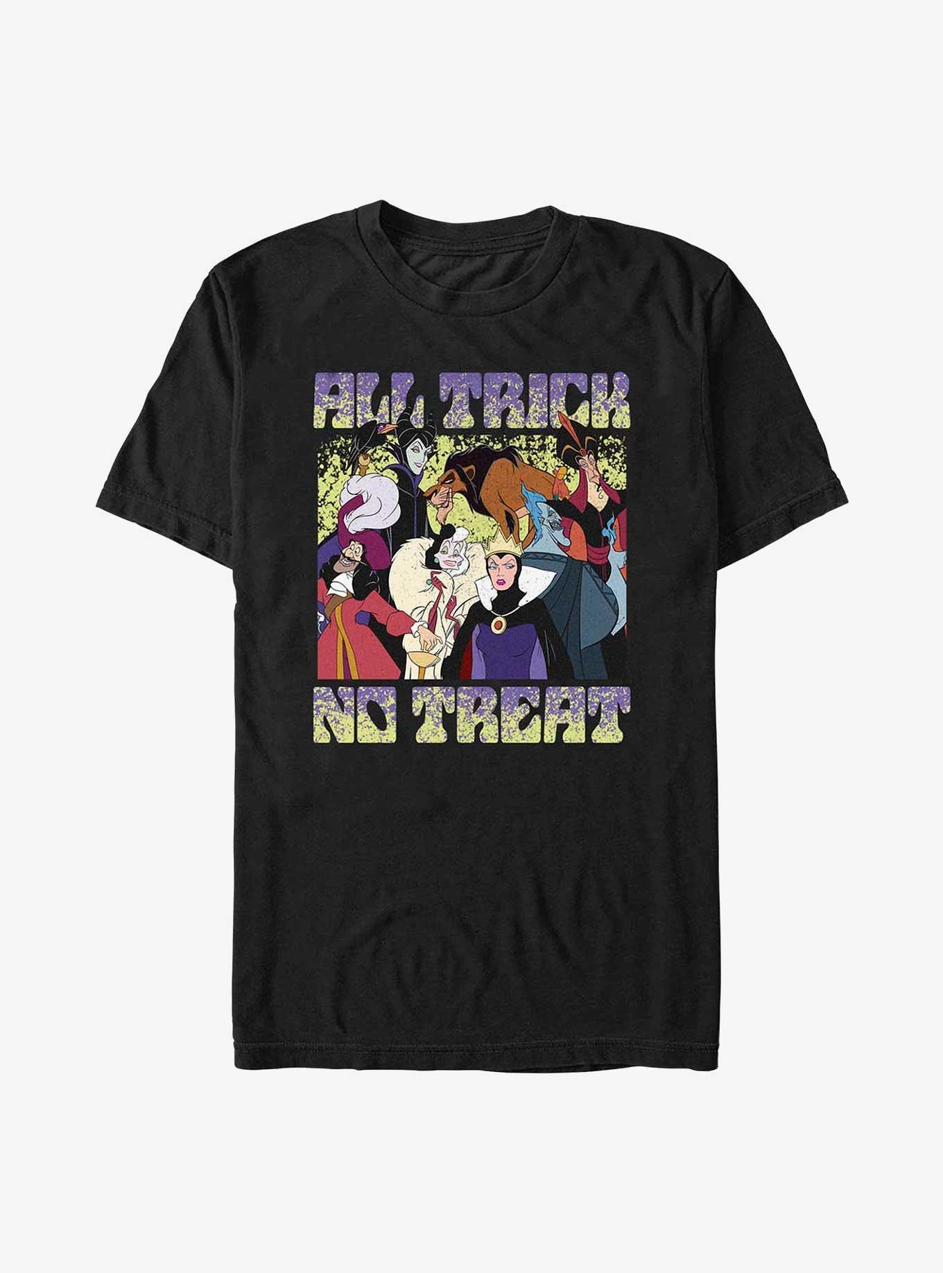 Disney Villains All Trick No Treat T-Shirt, BLACK, hi-res