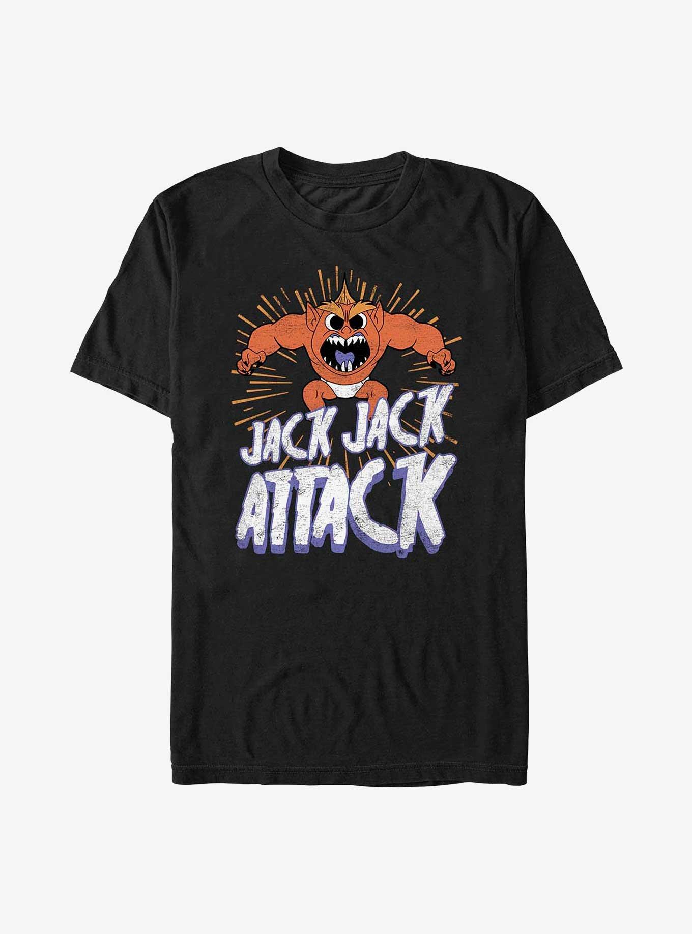 Disney The Incredibles Jack Jack Attack Horror T-Shirt, BLACK, hi-res