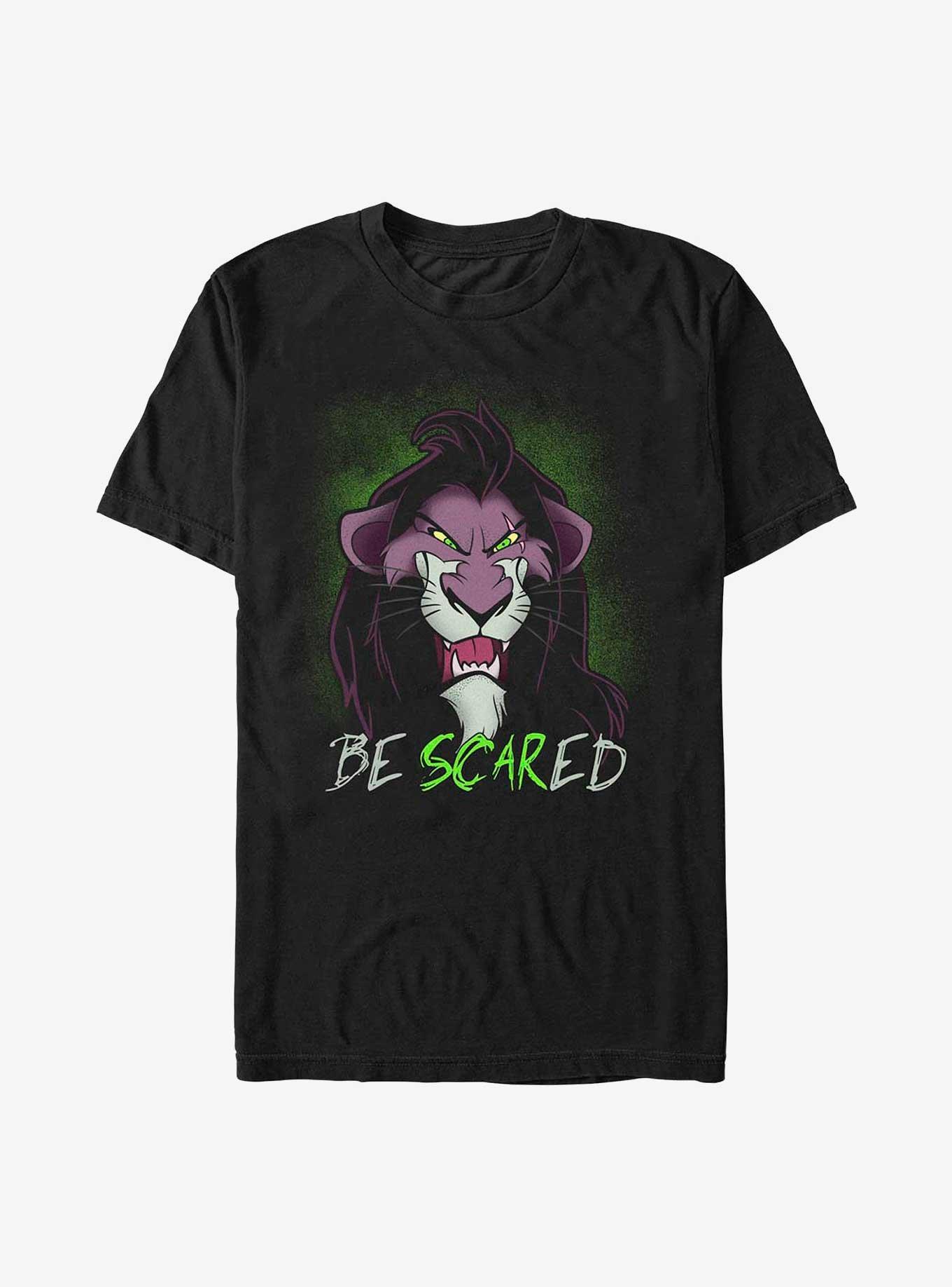 Disney The Lion King Be SCARed T-Shirt, BLACK, hi-res