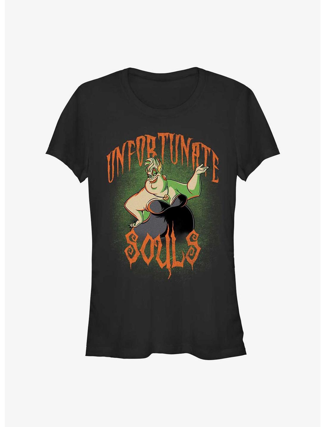 Disney The Little Mermaid Ursala Unfortunate Souls Girls T-Shirt, BLACK, hi-res