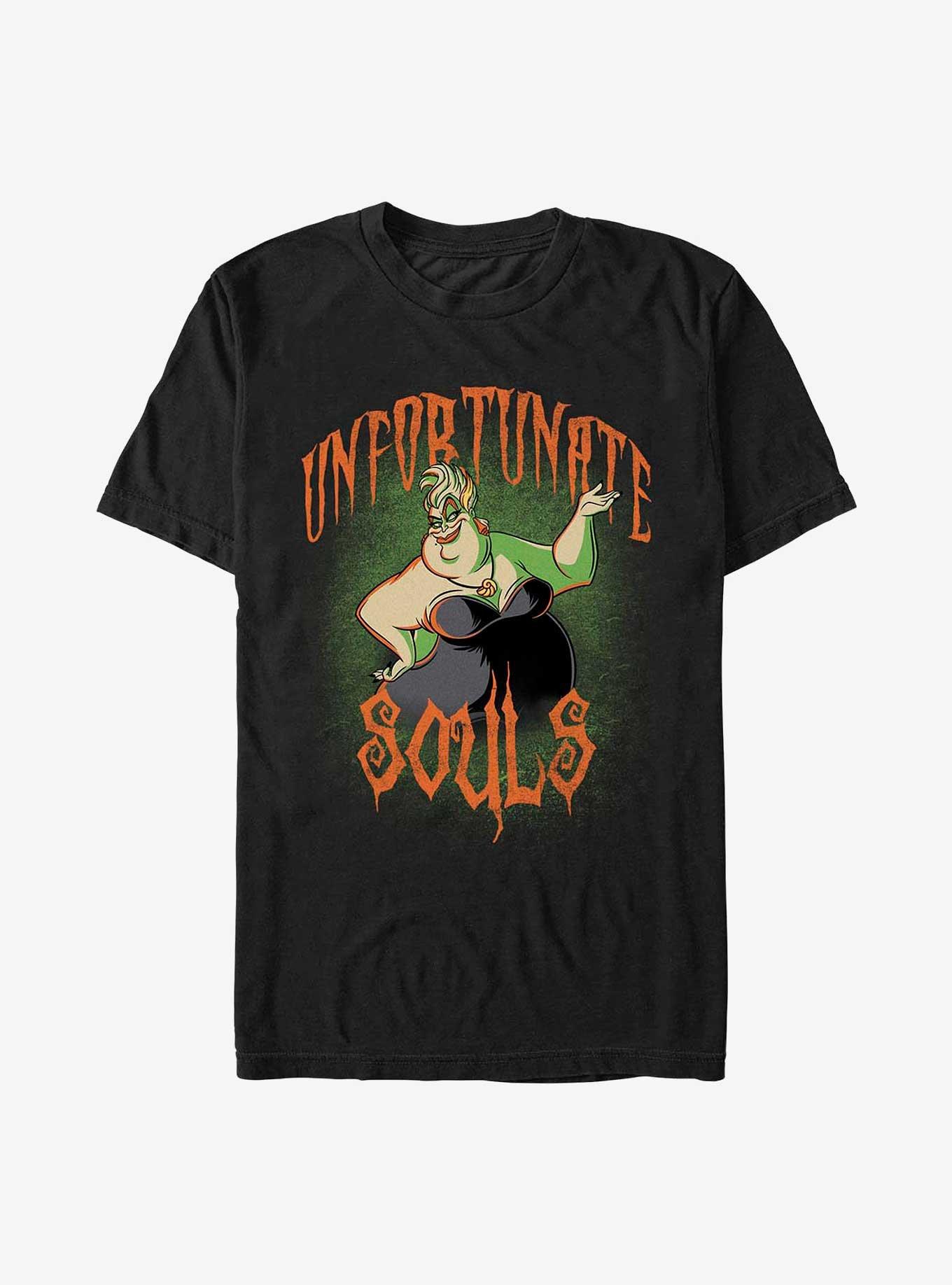 Disney The Little Mermaid Ursula Unfortunate Souls T-Shirt, BLACK, hi-res