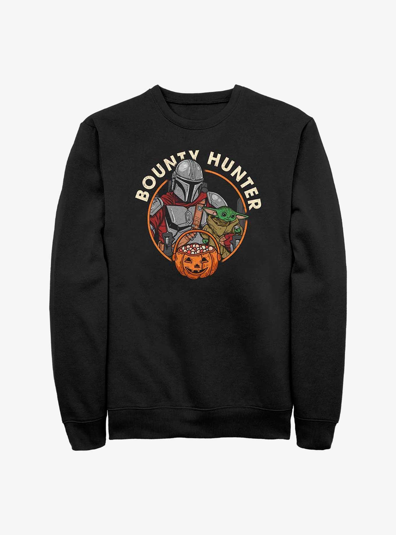Star Wars The Mandalorian Candy Hunter Sweatshirt, BLACK, hi-res