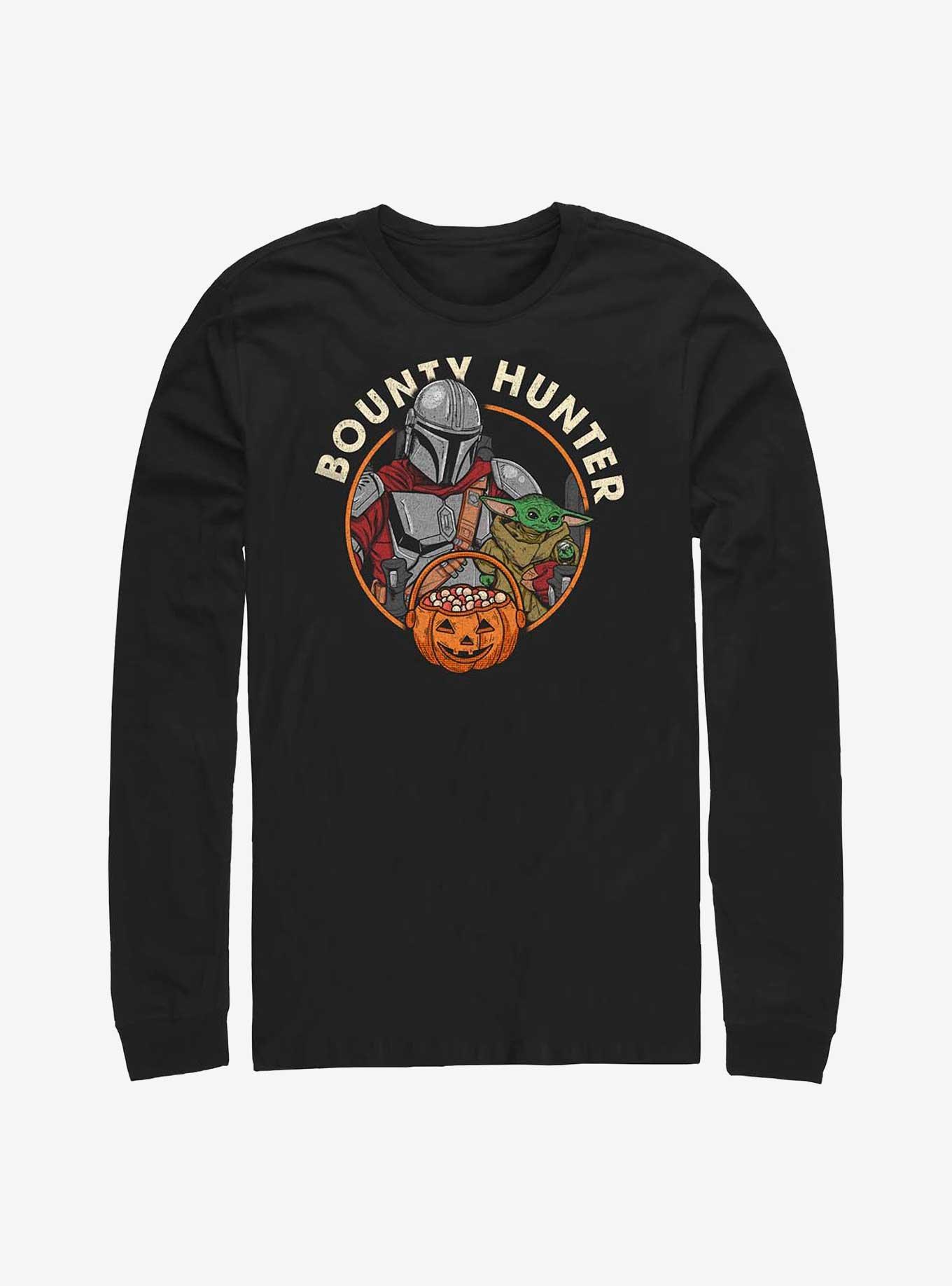 Star Wars The Mandalorian Candy Hunter Long-Sleeve T-Shirt, BLACK, hi-res