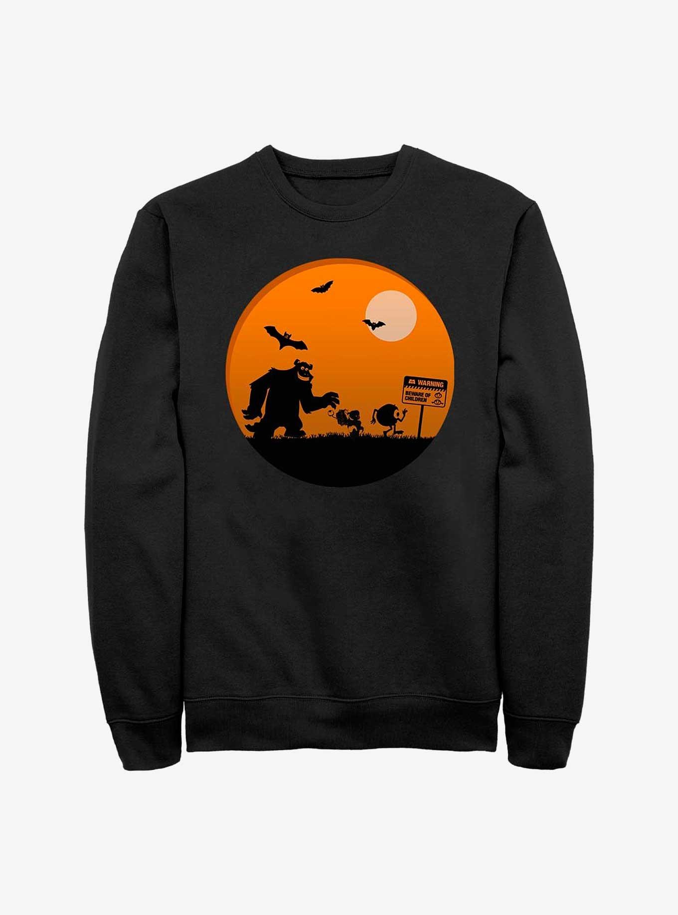 Disney Pixar Monsters, Inc. Halloween Monsters Sweatshirt, BLACK, hi-res