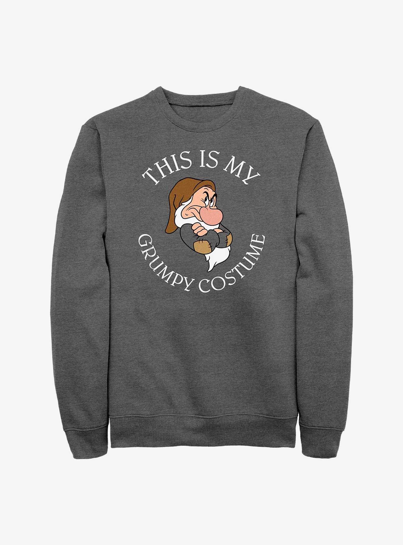 Disney Snow White And The Seven Dwarfs My Grumpy Costume Sweatshirt, CHAR HTR, hi-res