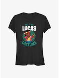 Stranger Things This Is My Lucas Costume Girls T-Shirt, BLACK, hi-res