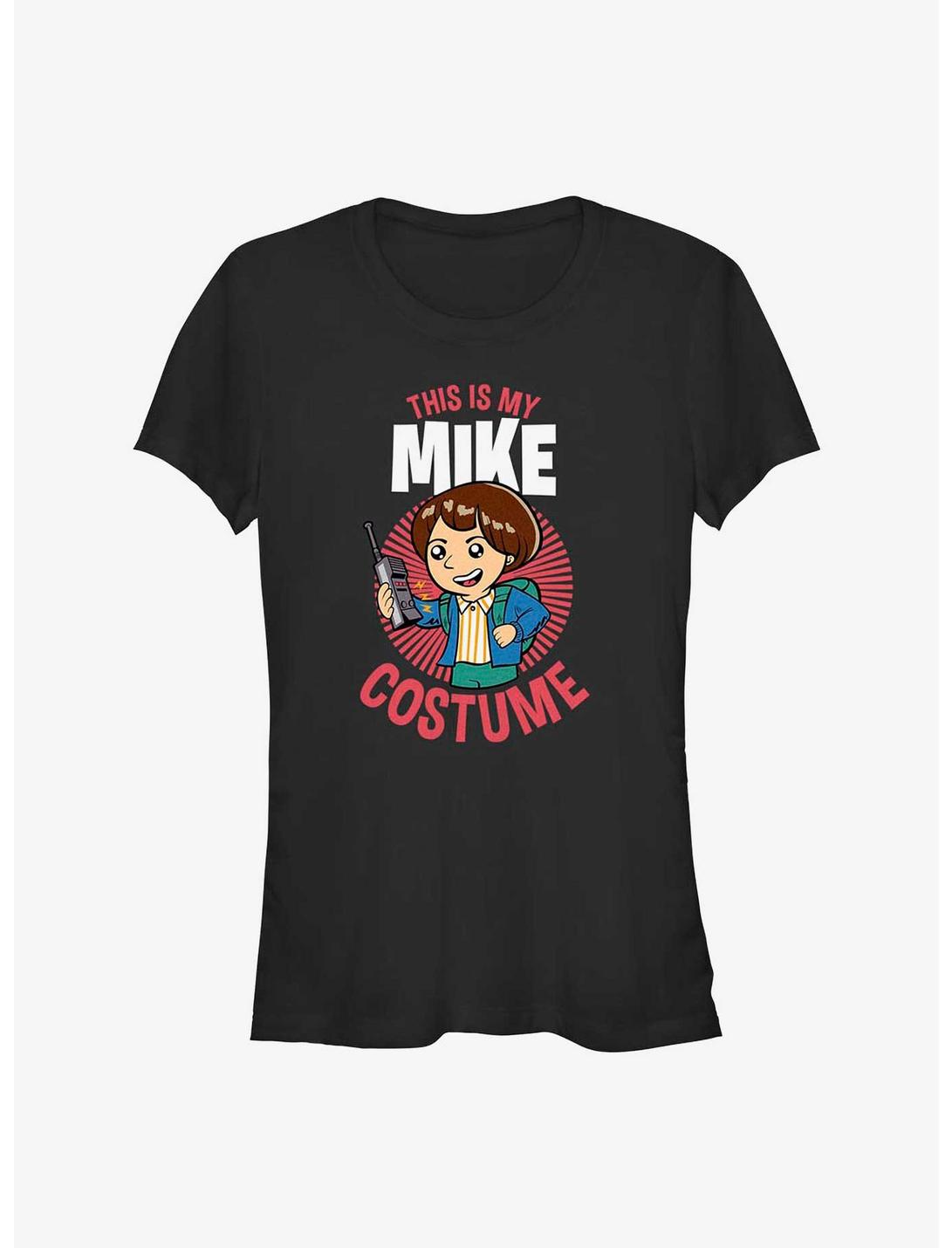 Stranger Things This Is My Mike Costume Girls T-Shirt, BLACK, hi-res