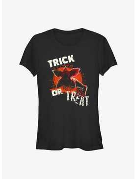 Stranger Things Demogorgon Pumpkin Trick Or Treat Girls T-Shirt, , hi-res