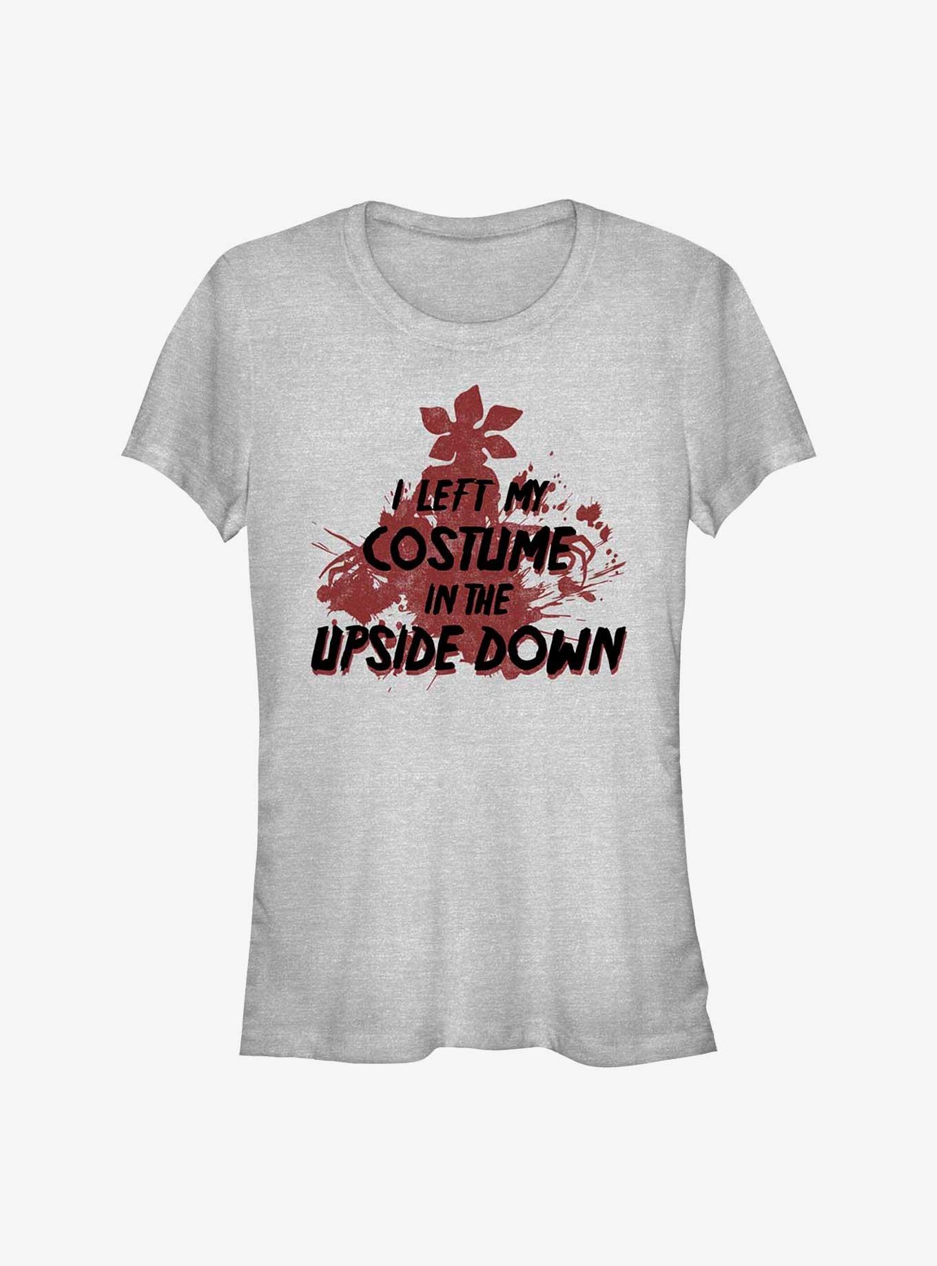 Stranger Things Left My Costume In The Upside Down Girls T-Shirt, ATH HTR, hi-res