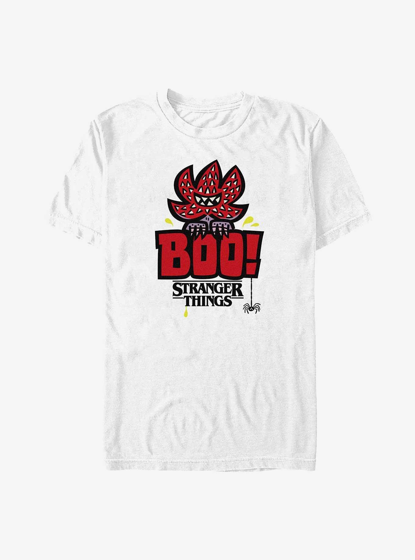 Stranger Things Demogorgon Boo! T-Shirt, WHITE, hi-res