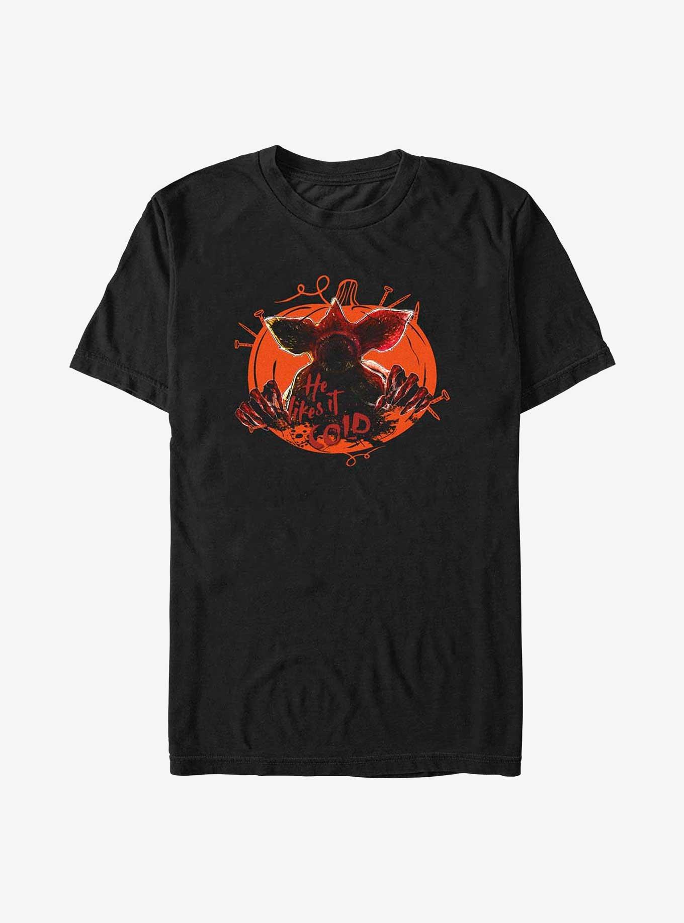 Stranger Things Demogorgon Likes It Cold T-Shirt, BLACK, hi-res