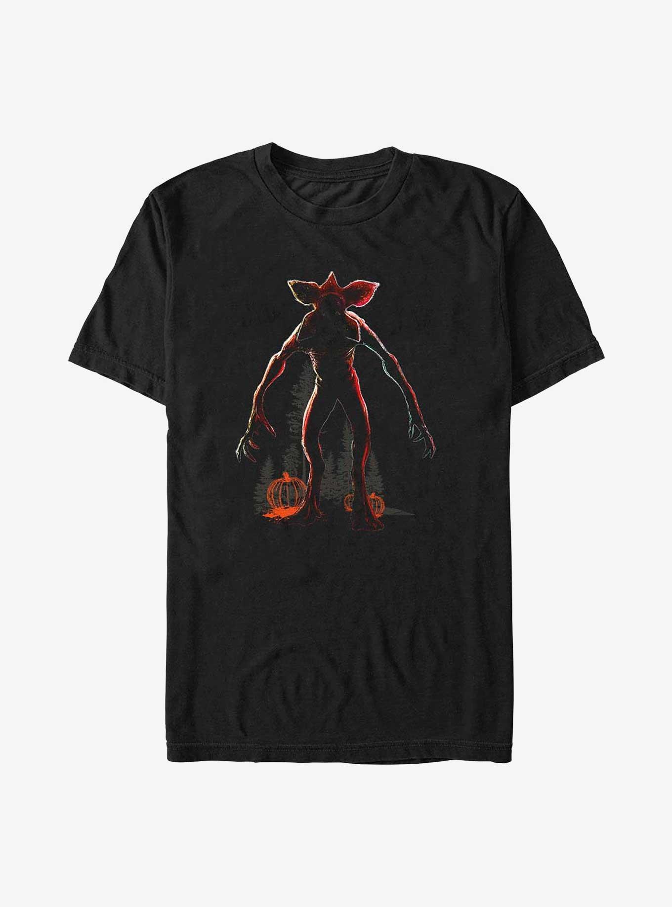 Stranger Things Demogorgon Silhouette T-Shirt, BLACK, hi-res