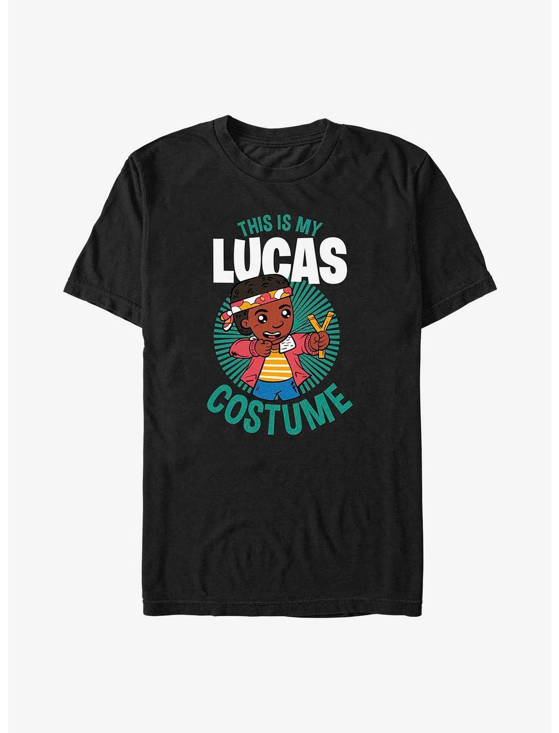 Stranger Things This Is My Lucas Costume T-Shirt, BLACK, hi-res