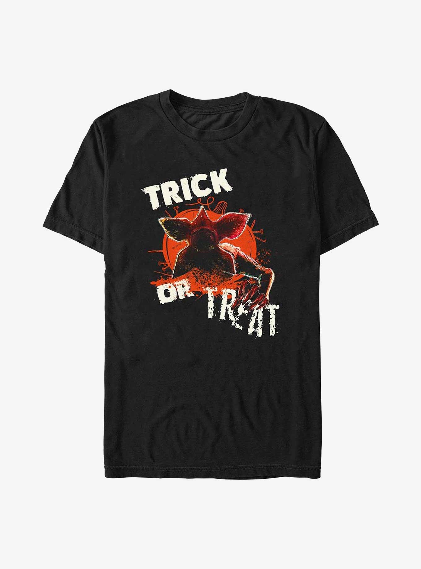 Stranger Things Demogorgon Pumpkin Trick Or Treat T-Shirt, , hi-res