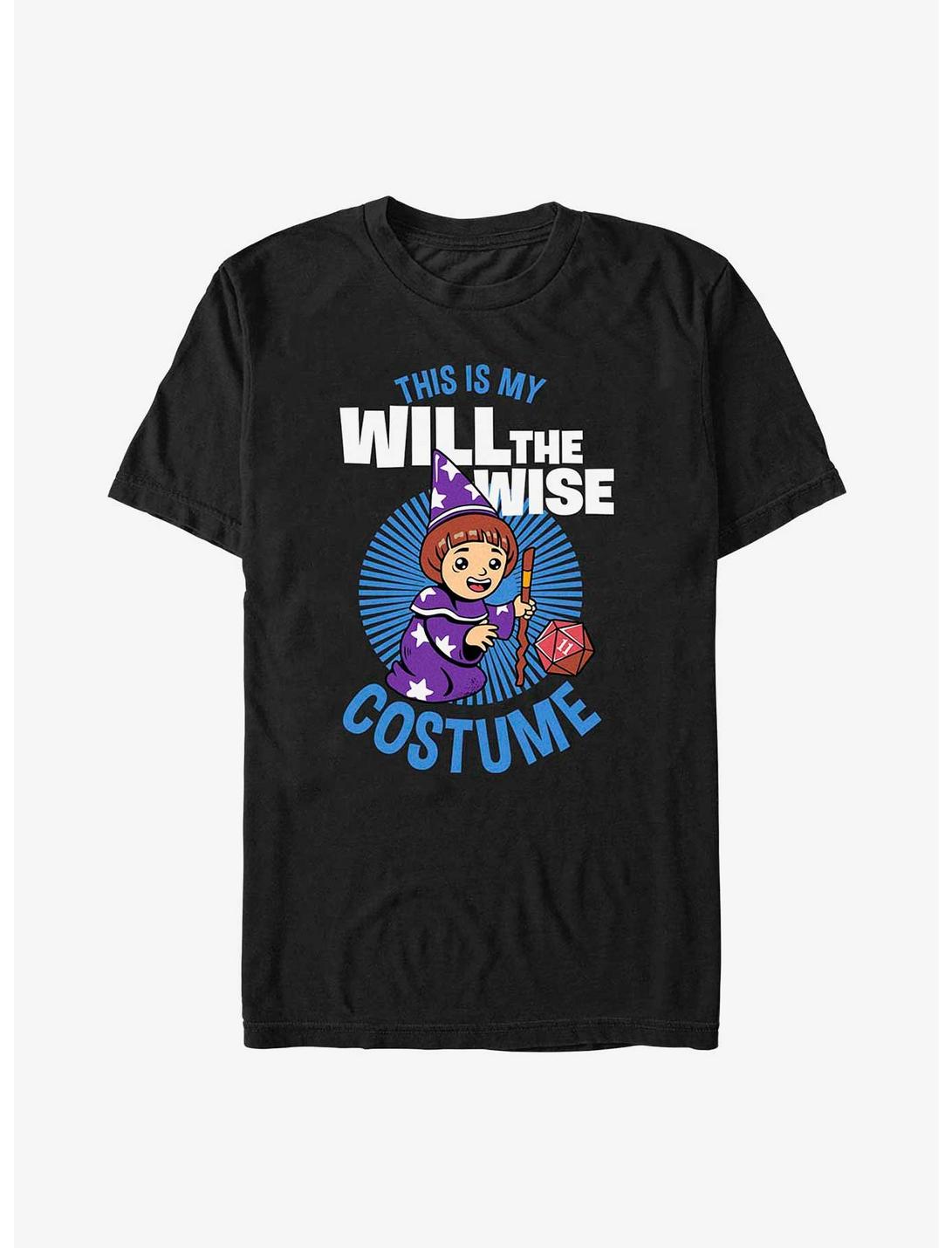 Stranger Things This Is My Will The Wise Costume T-Shirt, BLACK, hi-res