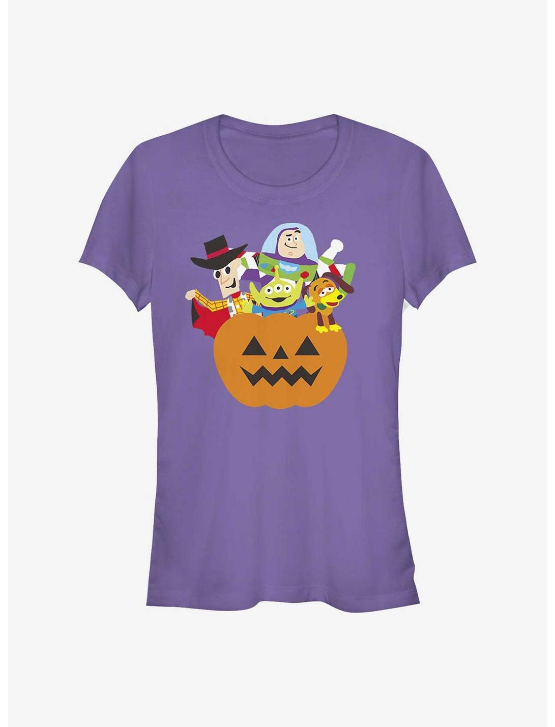Disney Pixar Toy Story Pumpkin Surprise Characters Girls T-Shirt, PURPLE, hi-res