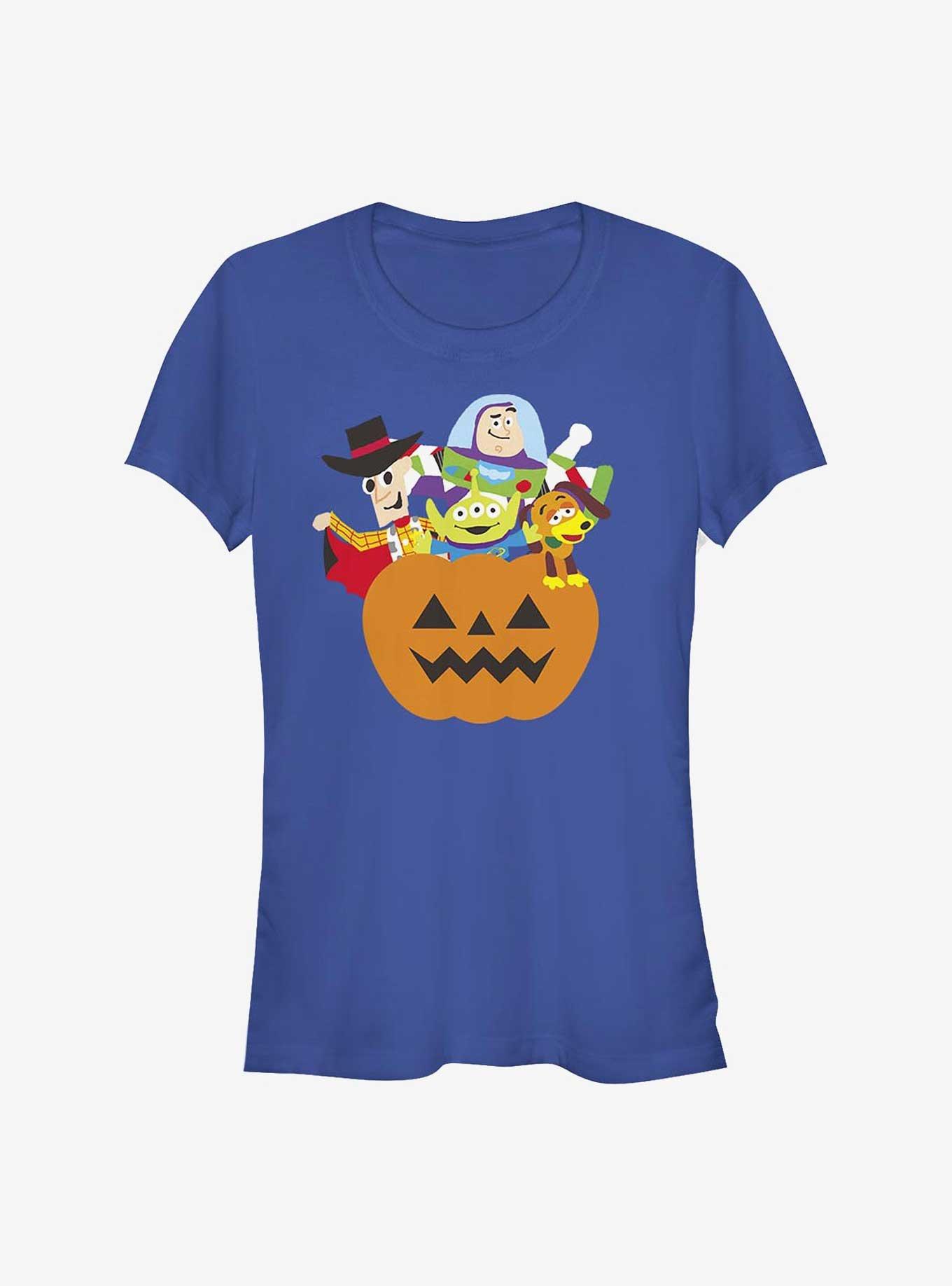 Disney Pixar Toy Story Pumpkin Surprise Characters Girls T-Shirt, ROYAL, hi-res