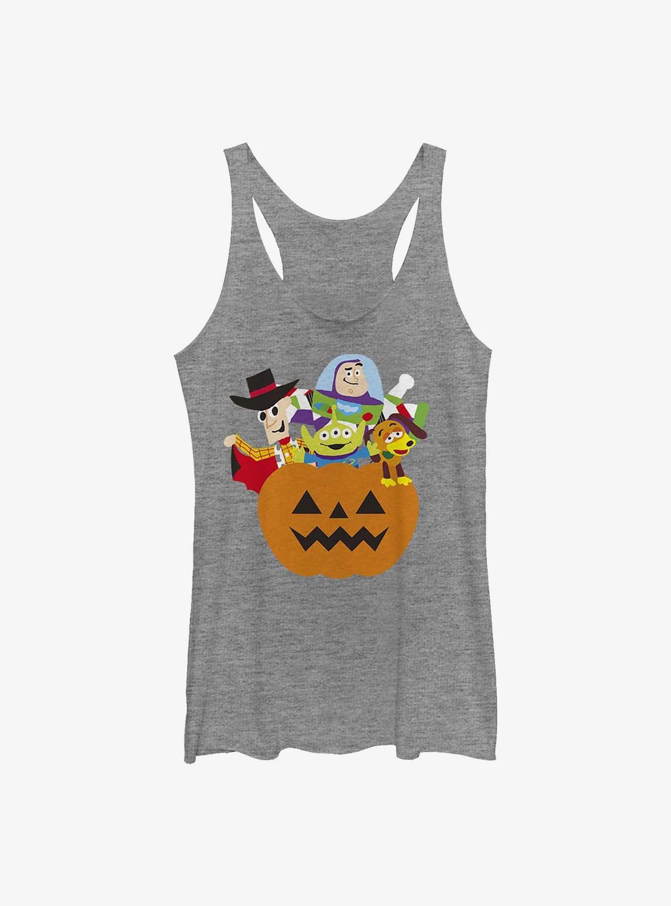 Disney Pixar Toy Story Pumpkin Surprise Characters Girls Tank, GRAY HTR, hi-res