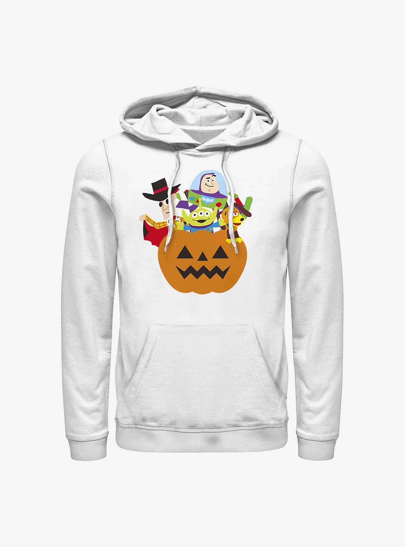 Disney Pixar Toy Story Pumpkin Surprise Characters Hoodie, WHITE, hi-res