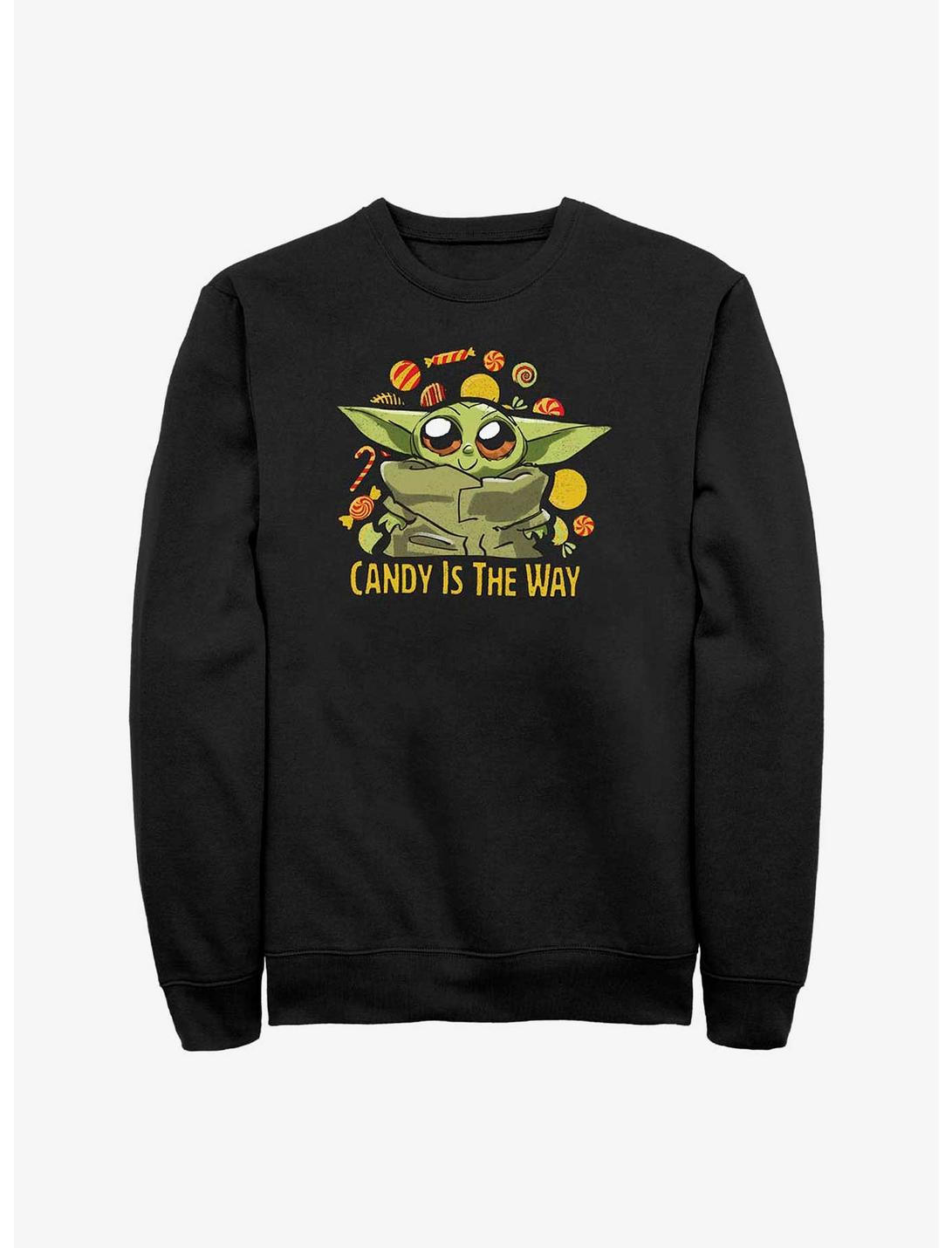 Star Wars The Mandalorian The Child Candy Is The Way Sweatshirt, BLACK, hi-res