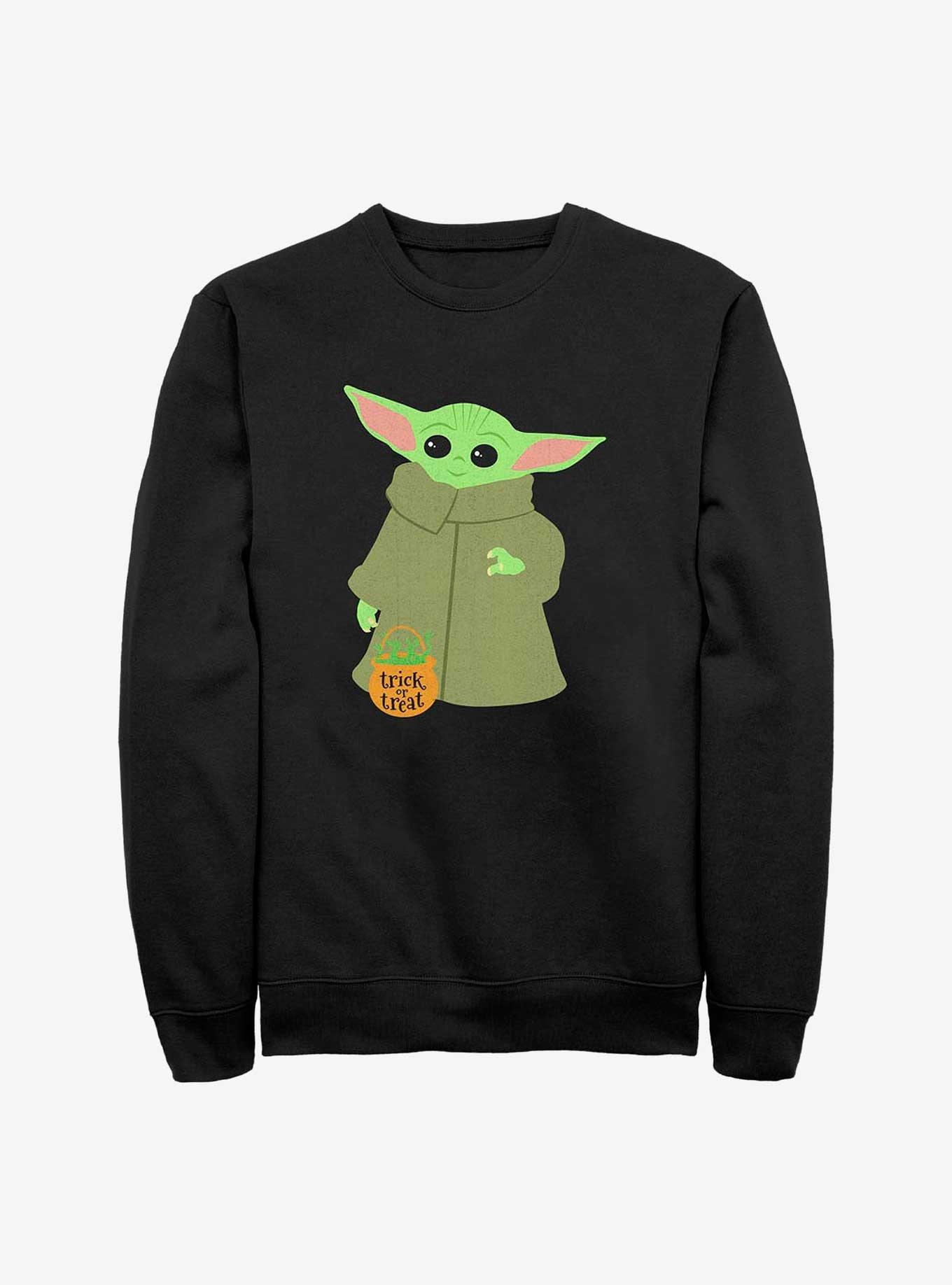 Star Wars The Mandalorian The Child Trick Or Treat Sweatshirt, BLACK, hi-res