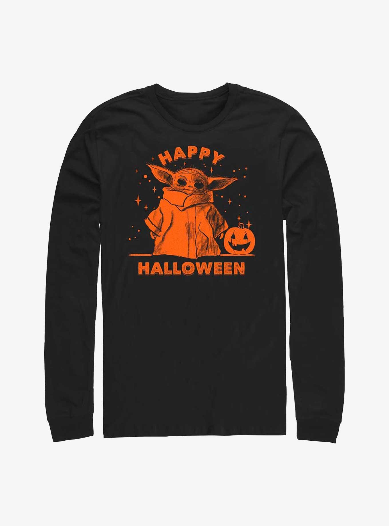 Star Wars The Mandalorian The Child Happy Halloween Long-Sleeve T-Shirt, , hi-res