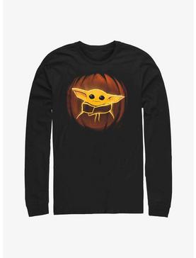 Star Wars The Mandalorian The Child Pumpkin Carving Long-Sleeve T-Shirt, , hi-res