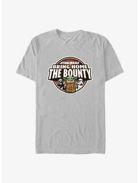 Star Wars The Mandalorian Bring Home The Bounty Characters Logo T-Shirt, , hi-res