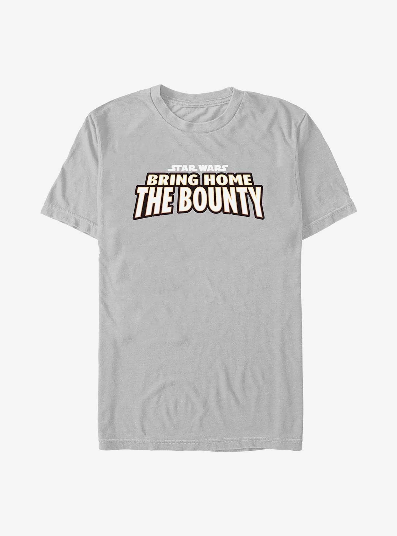 Star Wars The Mandalorian Bring Home The Bounty Logo T-Shirt, , hi-res