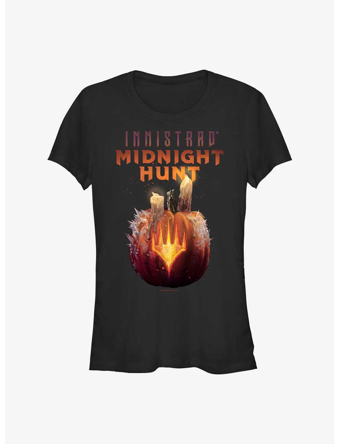 Magic: The Gathering Innistrad Midnight Hunt Pumpkin Girls T-Shirt, BLACK, hi-res