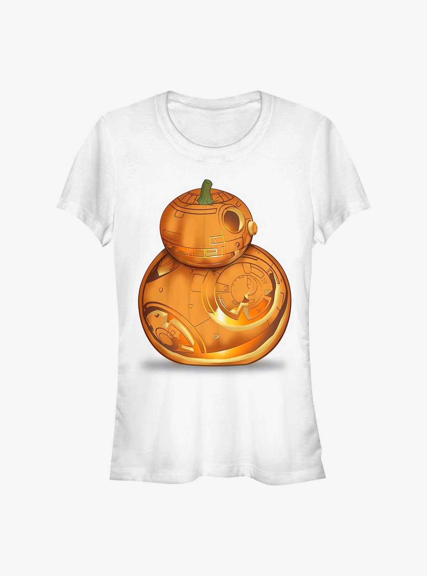 Star Wars BB-8 Pumpkin Girls T-Shirt, WHITE, hi-res