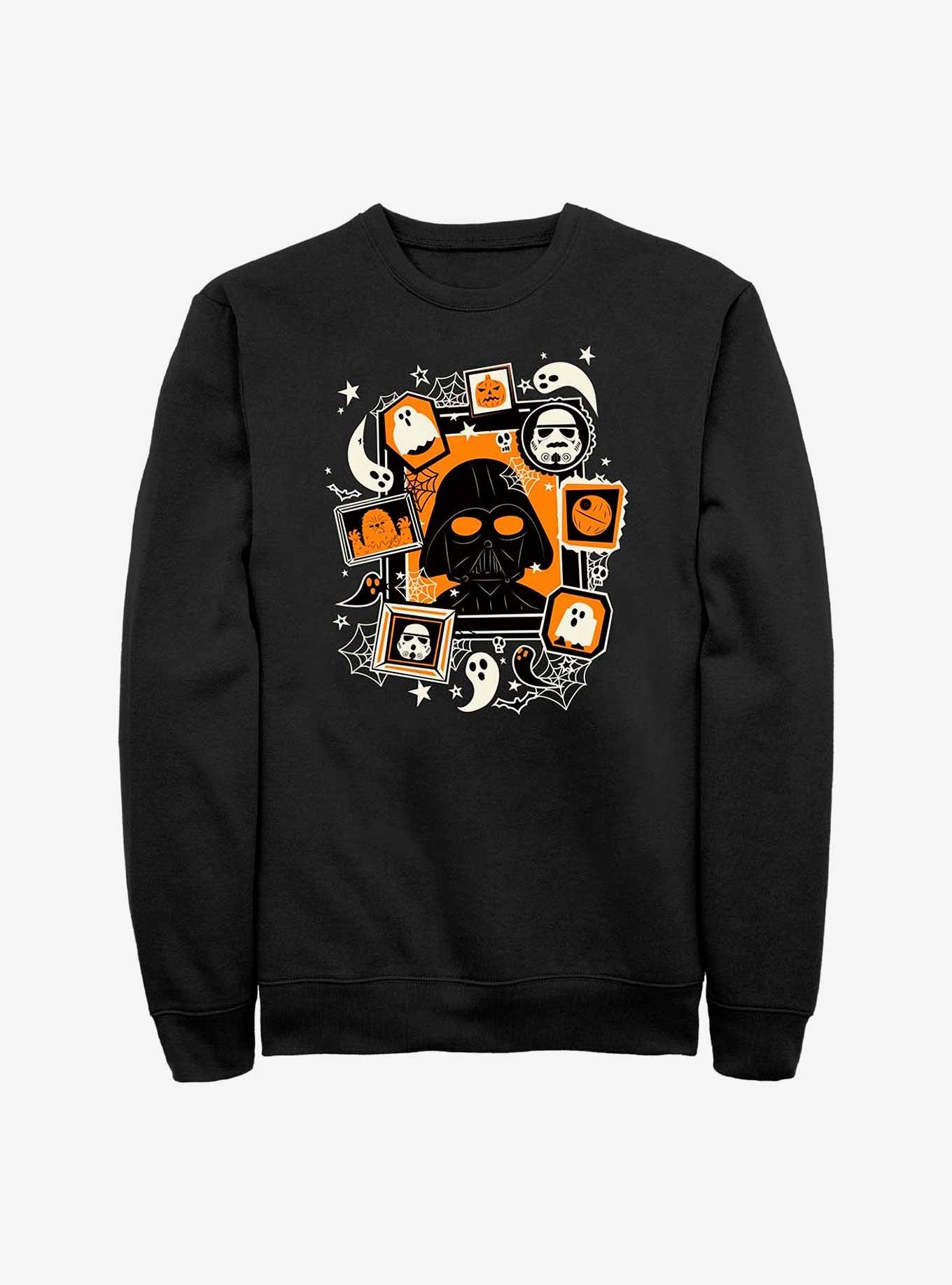 Star Wars Darth Vader Halloween Frame Sweatshirt, BLACK, hi-res