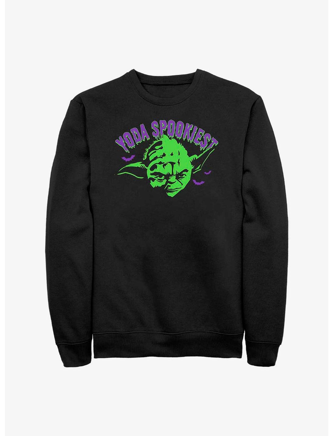 Star Wars Haunted Yoda Spookiest Sweatshirt, BLACK, hi-res