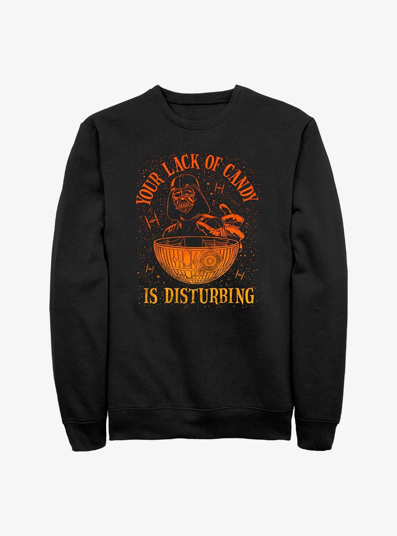 Star Wars Lack Of Candy Is Disturbing Sweatshirt, BLACK, hi-res