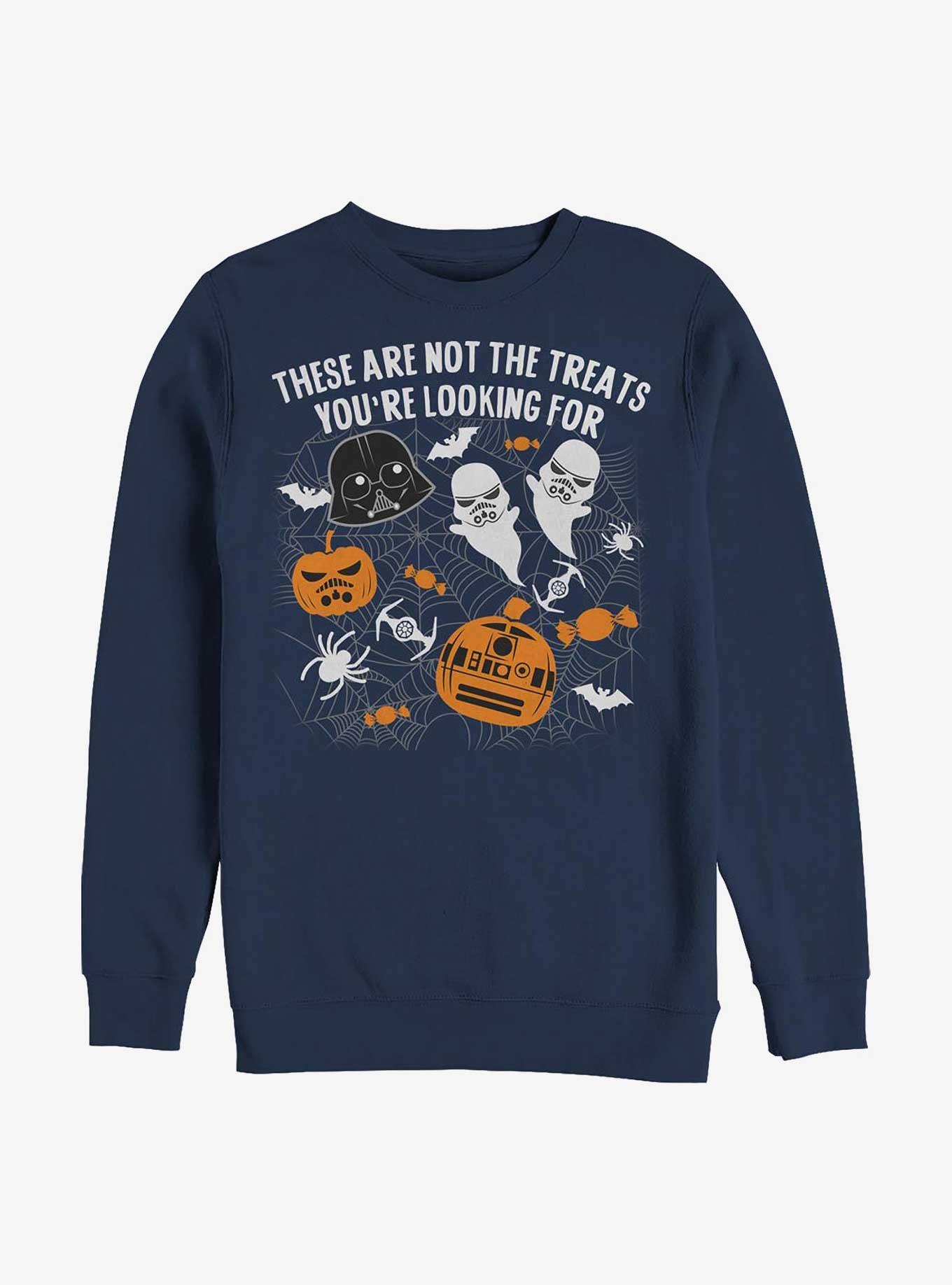 Star Wars Not The Treats You're Looking For Sweatshirt, NAVY, hi-res