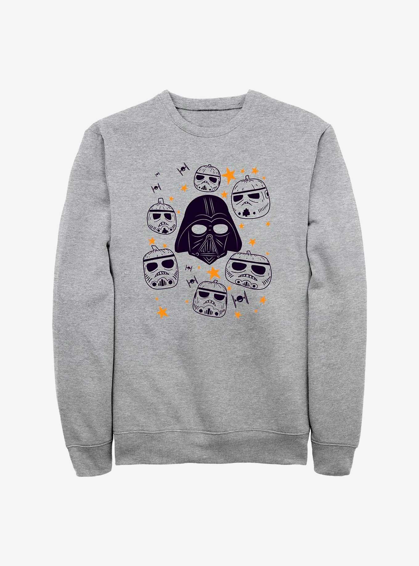 Star Wars Pumpkin Stormtroopers Sweatshirt, ATH HTR, hi-res