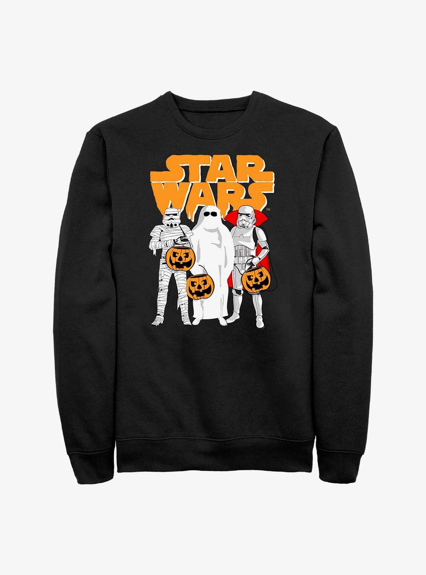 Star Wars Stormtroopers Trick Or Treating Sweatshirt, BLACK, hi-res