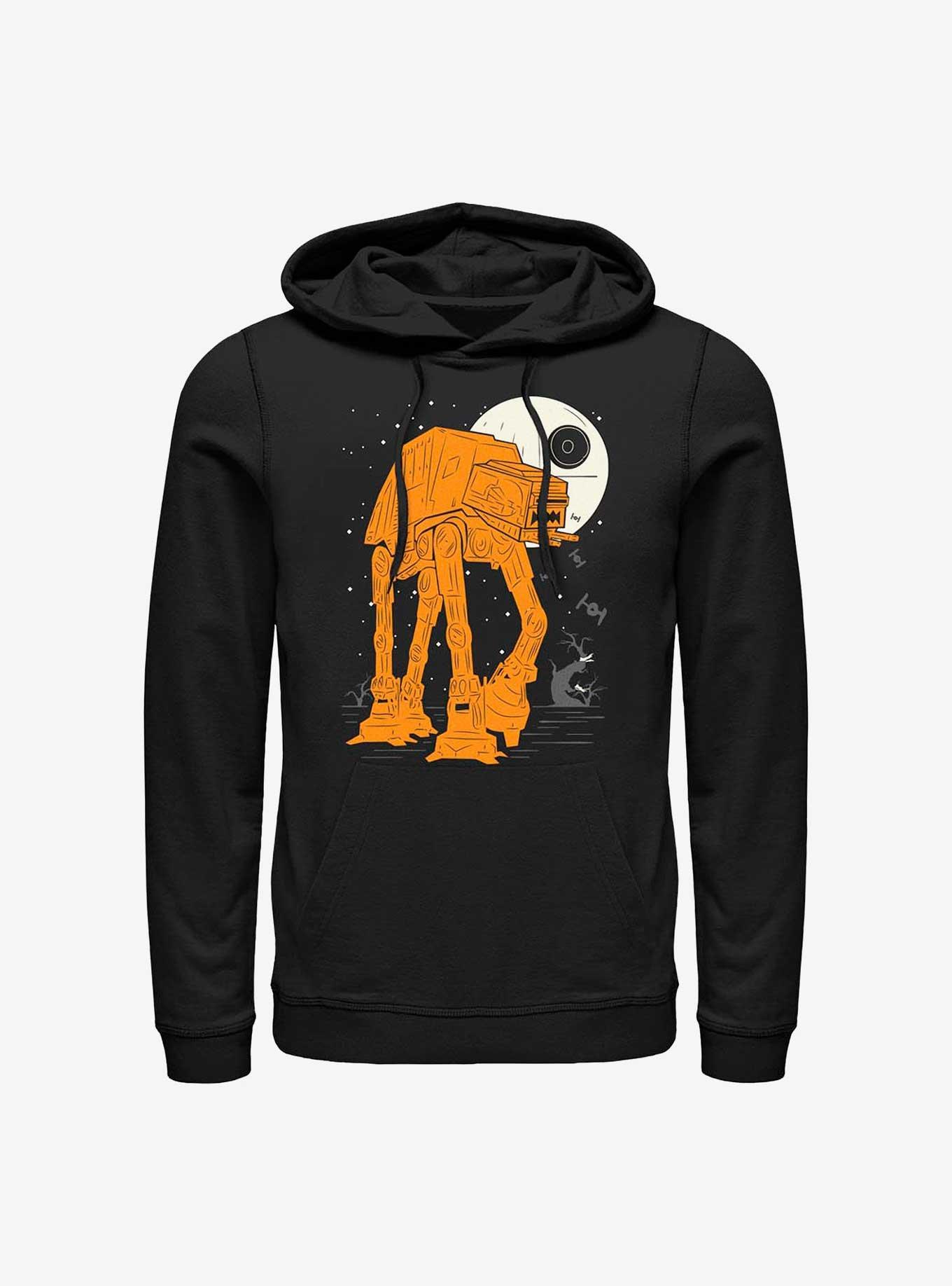 Star Wars AT-AT Death Star Full Moon Hoodie, BLACK, hi-res