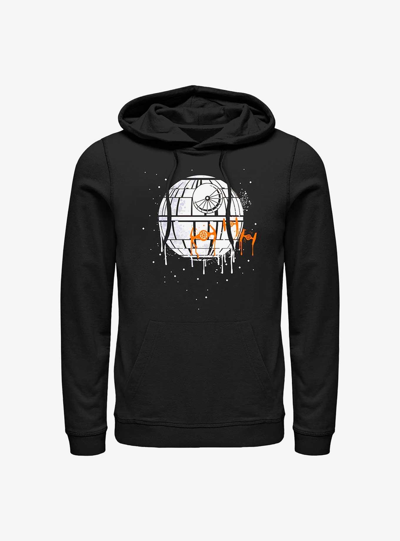 Star Wars Death Star Drip Hoodie - BLACK | Hot Topic