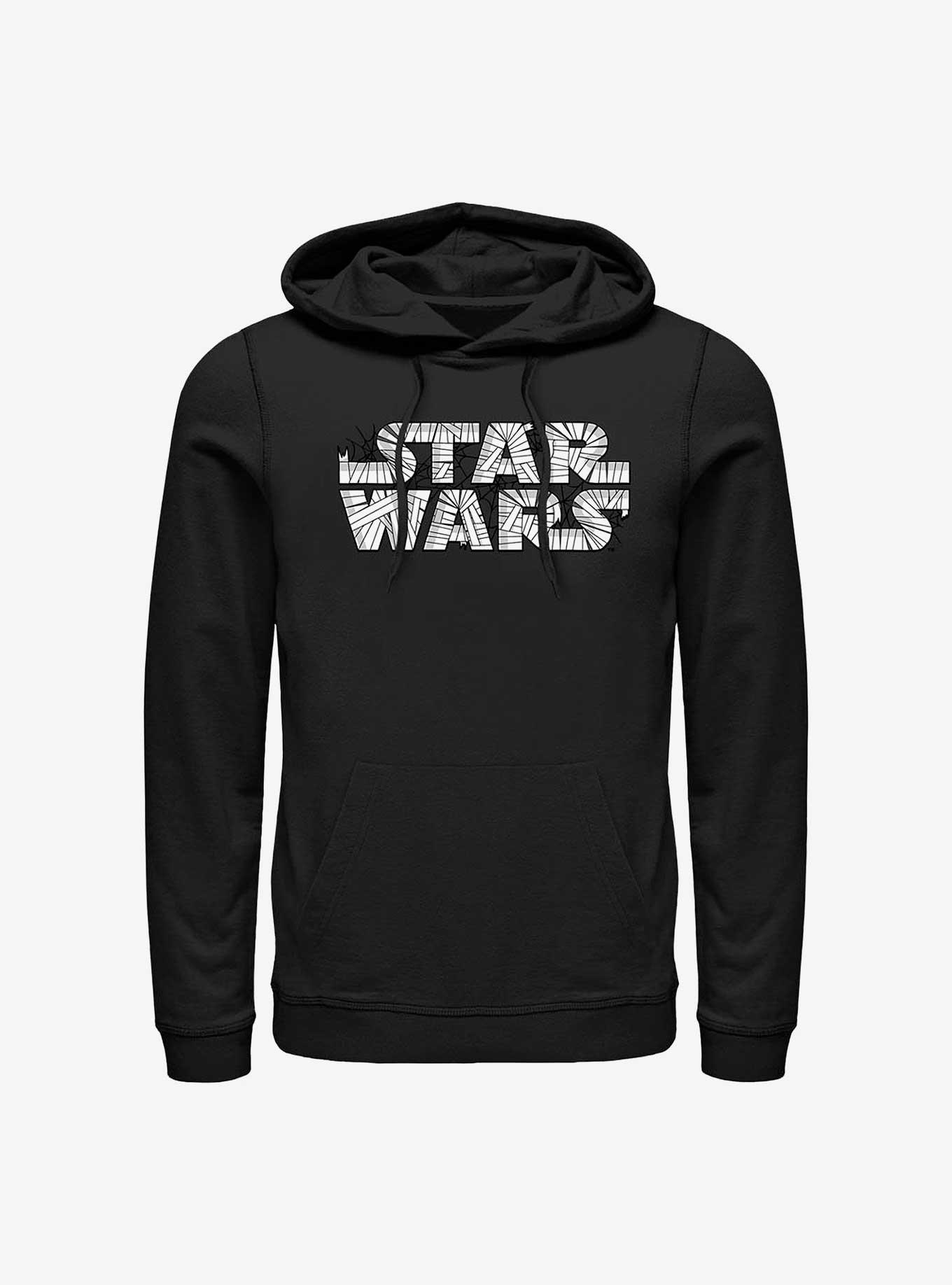Star Wars Mummy Webbed Logo Hoodie, BLACK, hi-res