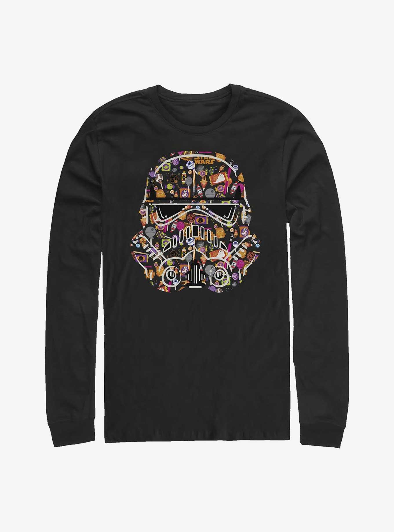 Star Wars Stormtrooper Candy Face Fill Long-Sleeve T-Shirt, , hi-res