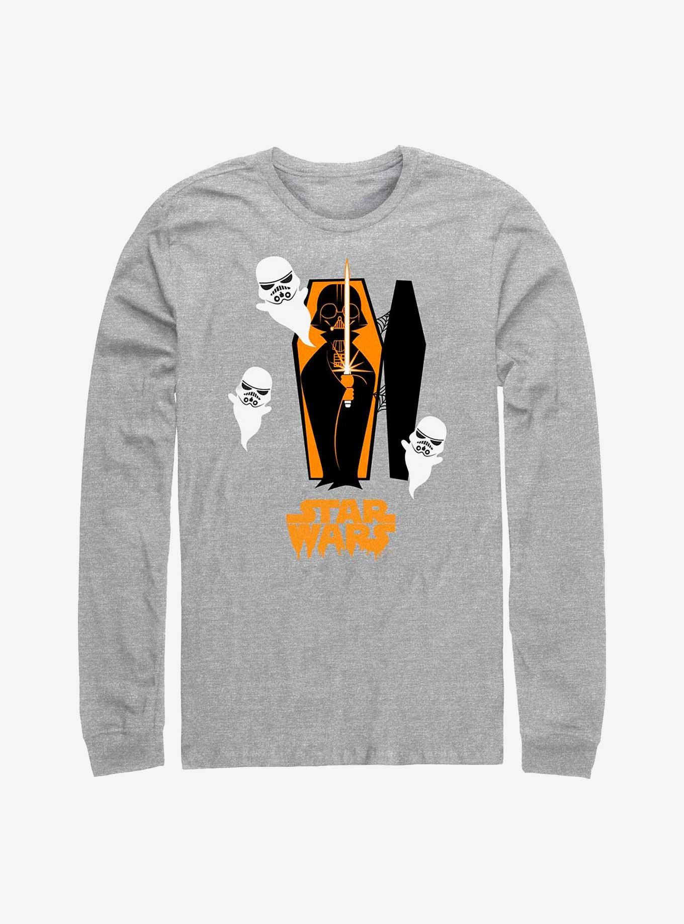 Star Wars Darth Vader Coffin Long-Sleeve T-Shirt, , hi-res